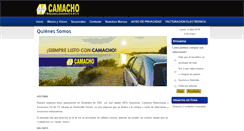 Desktop Screenshot of camachorefacciones.com