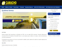 Tablet Screenshot of camachorefacciones.com